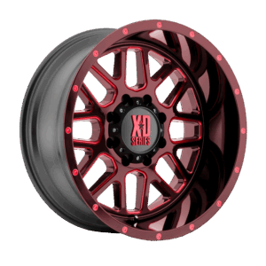 XD SERIES® - XD820 GRENADE Satin Black Milled with Red Clear Coat