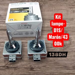 Kit Ampoules Xénon D1S SUPER VISION - 4300K - Qualité Standard