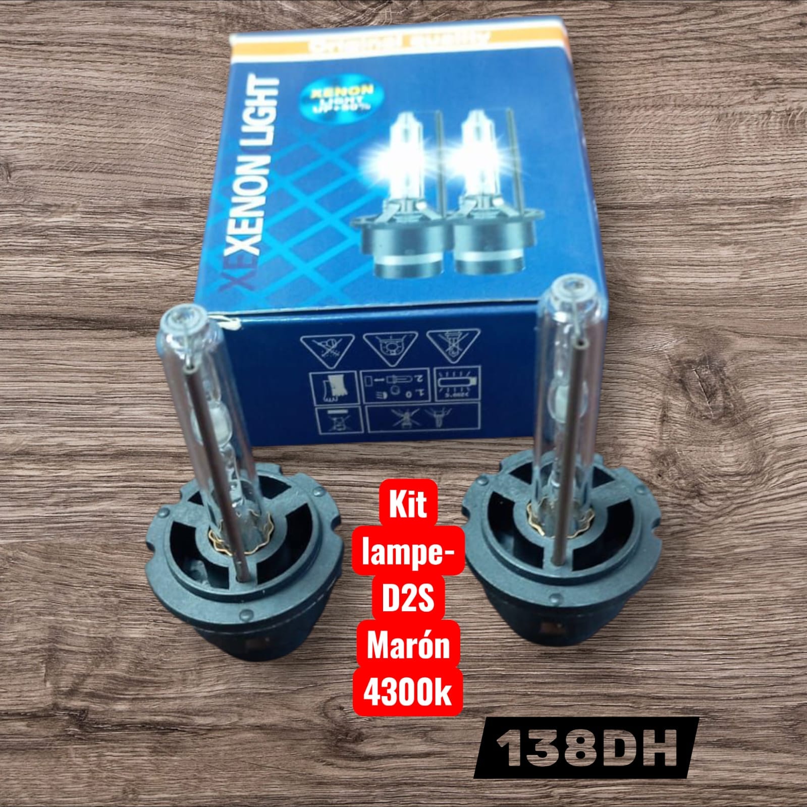 Kit Ampoules Xénon D2S XENON LIGHT - 4300K - Remplacement OEM